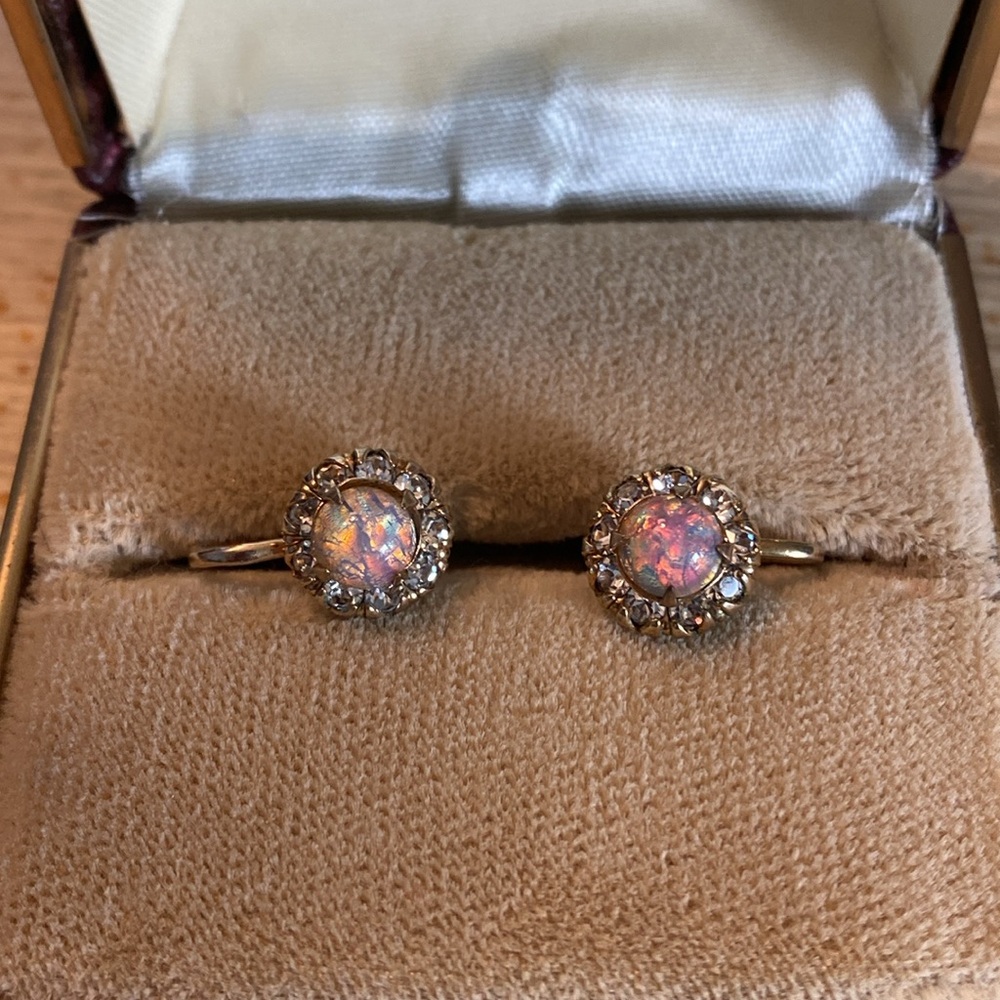 Vintage VARGAS Screw-back Earrings